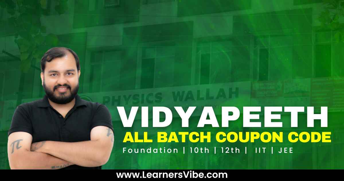 PW Vidyapeeth Coupon Code