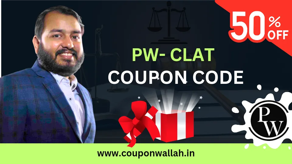 PW CLAT Coupon Code