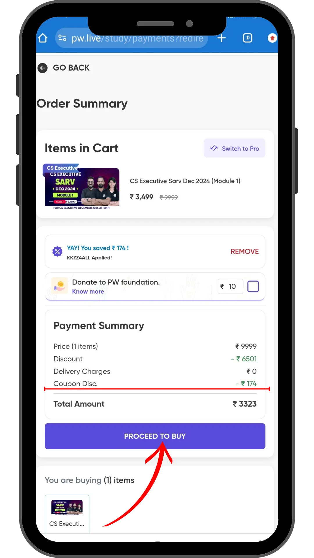 PW CS courses fee