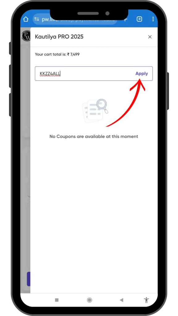 what is pw commerce coupon code