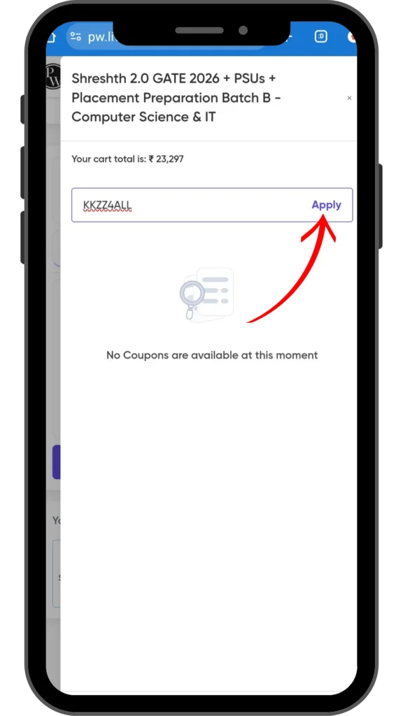 PW CS Coupon Code