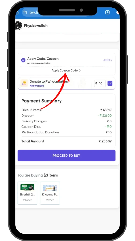 PW CS Coupon Code
